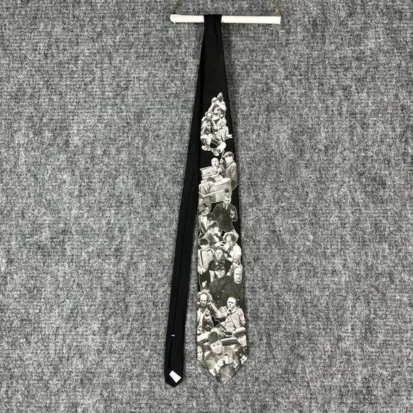 Three Stooges Tie Mens 54" 3.75" Ralph Marlin Moe Larry Curly USA Vintage 1994‎ - Picture 3 of 11